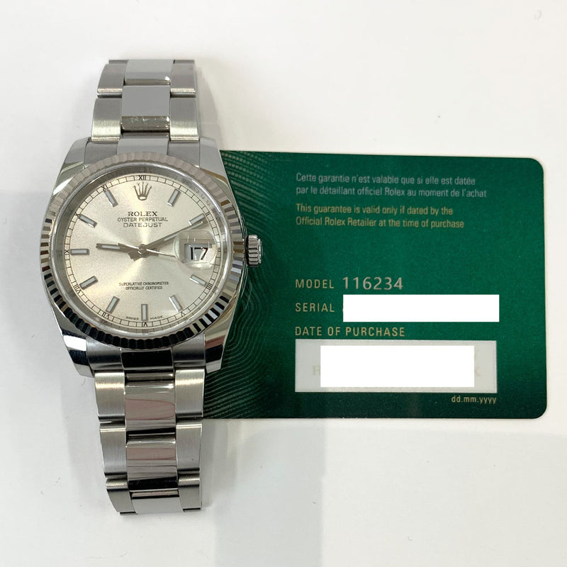 Rolex Datejust 116234 Silver Dial