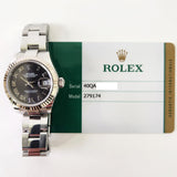 Rolex Lady-Datejust 279174 Dark Grey Roman Dial
