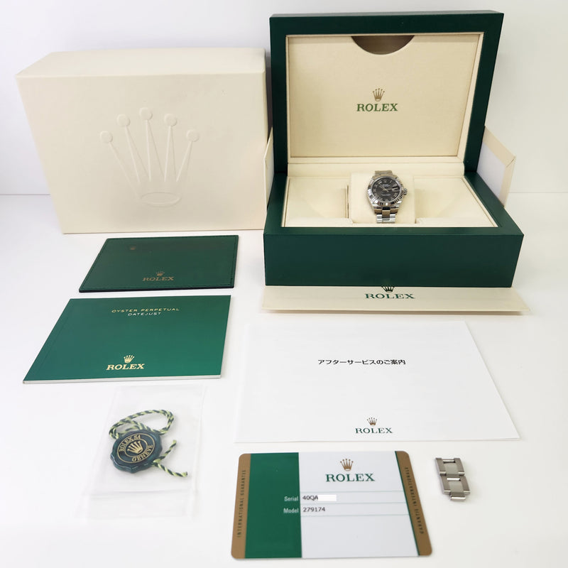Rolex Lady-Datejust 279174 Dark Grey Roman Dial