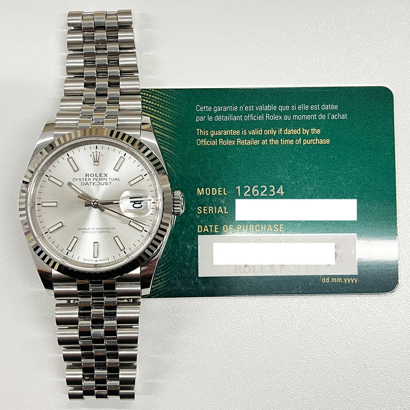 Rolex Datejust 126234 Silver Dial