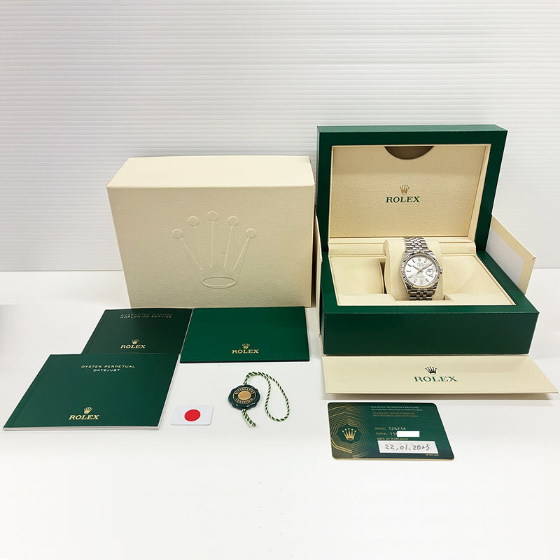 Rolex Detajust 126234 Silver Dial