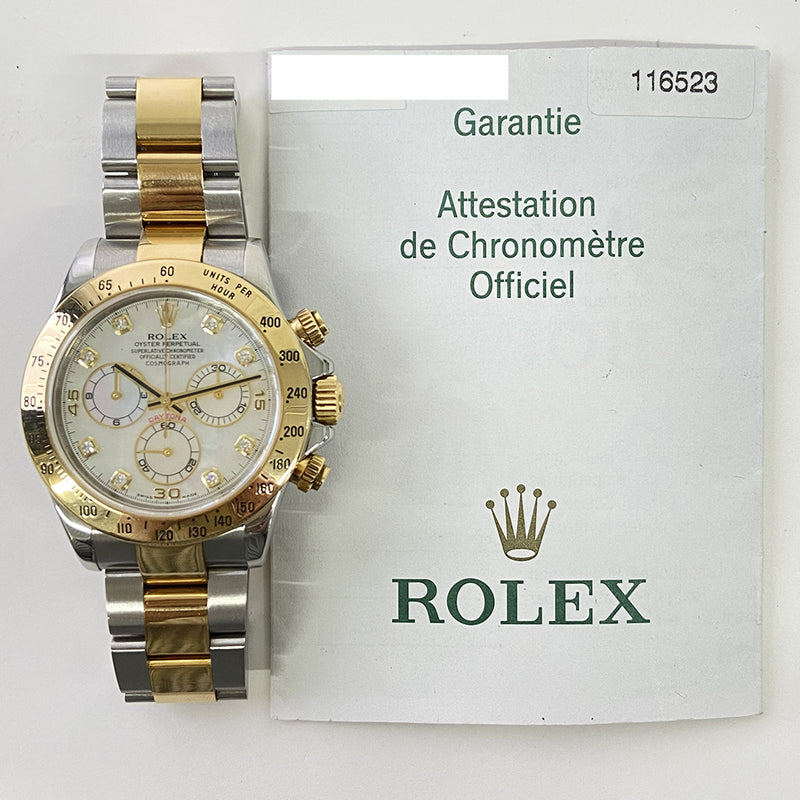 Rolex Cosmograph Daytona 116523 Champagne Dial