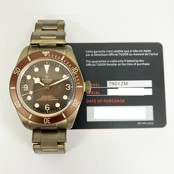 Tudor Black 79012M Bronze Dial