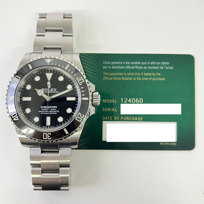 Rolex Submariner 124060 Black Dial