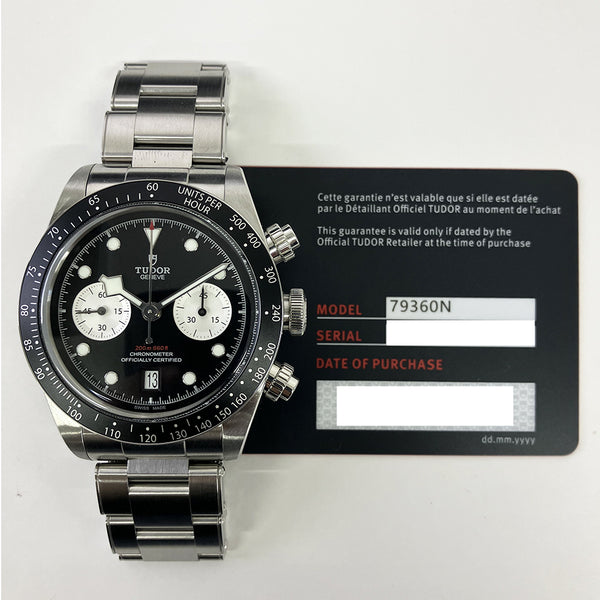 Tudor Black 79360N Black Dial