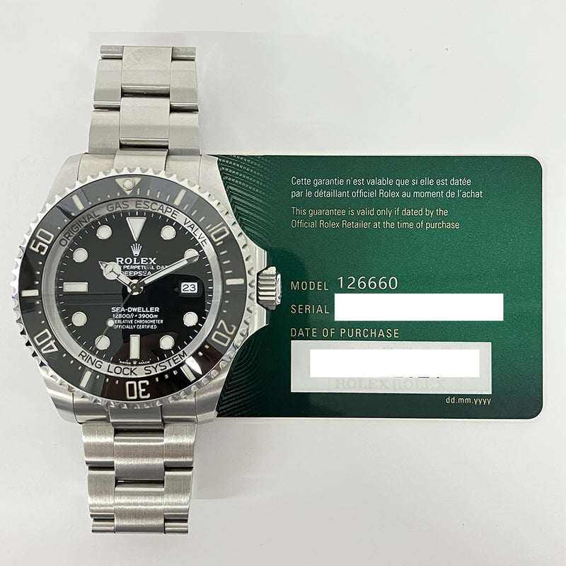 Rolex Deepsea 126660 Black Dial