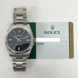Rolex Oyster perpetual Blue Dial 114300