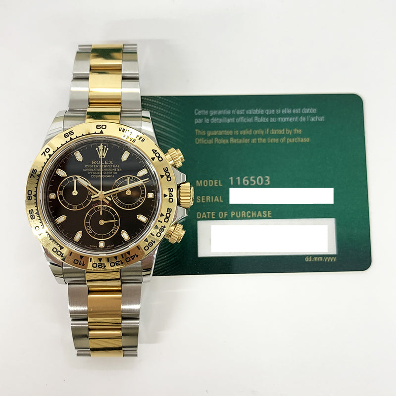 Rolex Cosmograph Daytona 116503 Black Dial