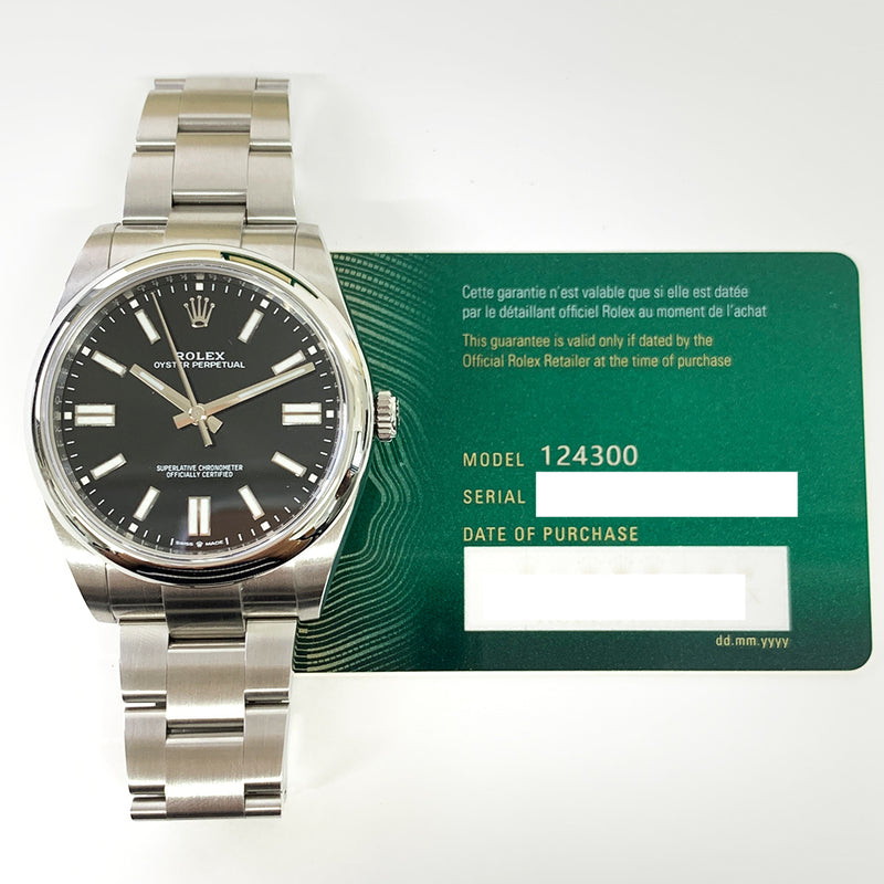 Rolex Oyster Perpetual 124300 Black Dial
