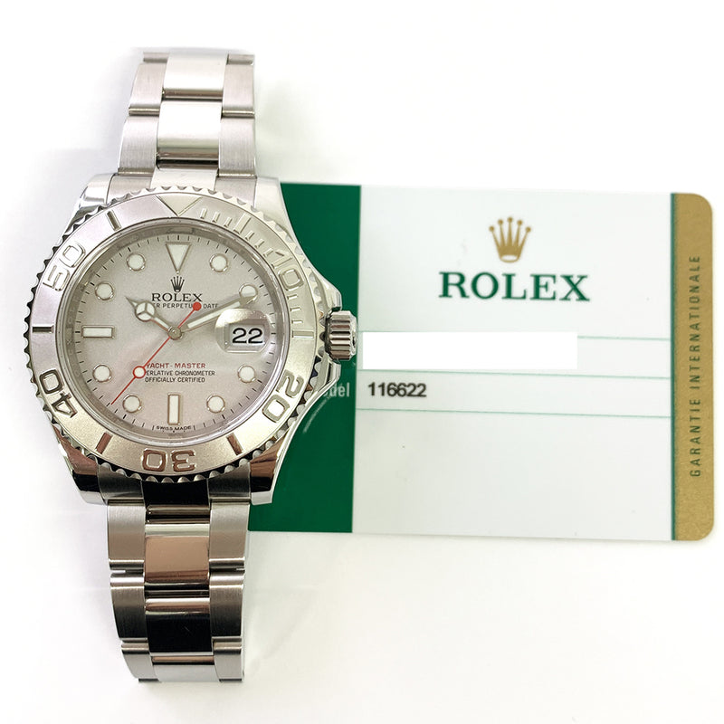 Rolex Yacht-Master 116622 Platinum Dial