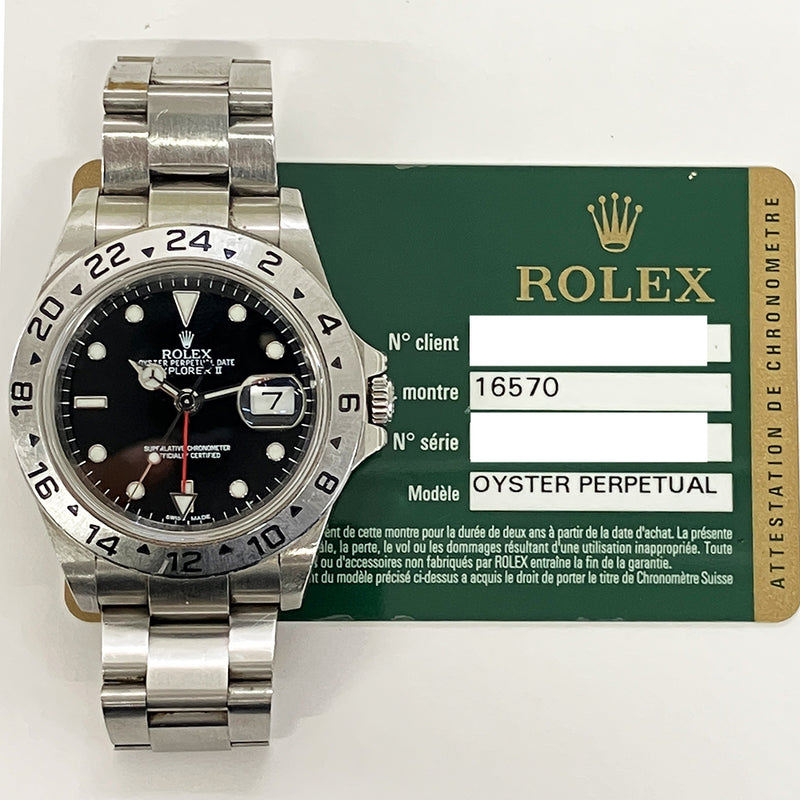 Rolex Explorer 16570 Black Dial