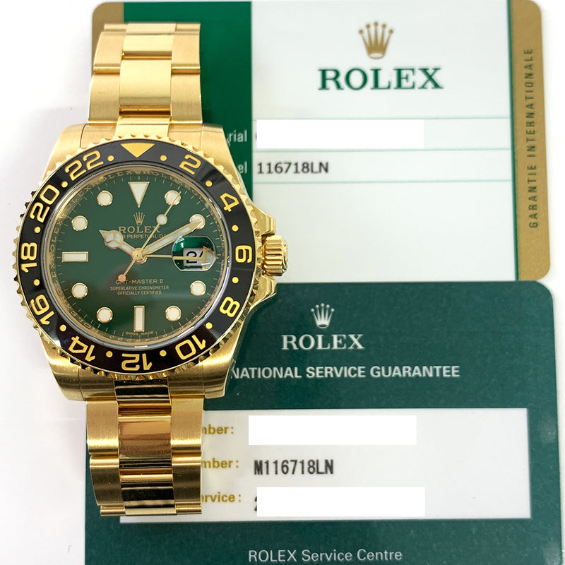 Rolex Gmt-Master 116718LN Green Dial