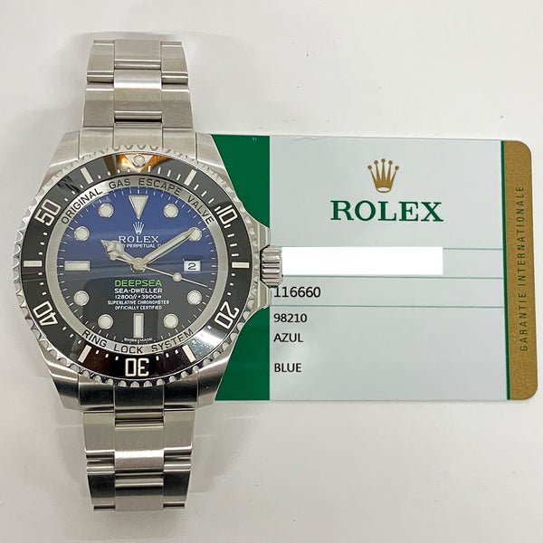 Rolex Deepsea 116660 James Cameron D-Blue Dial