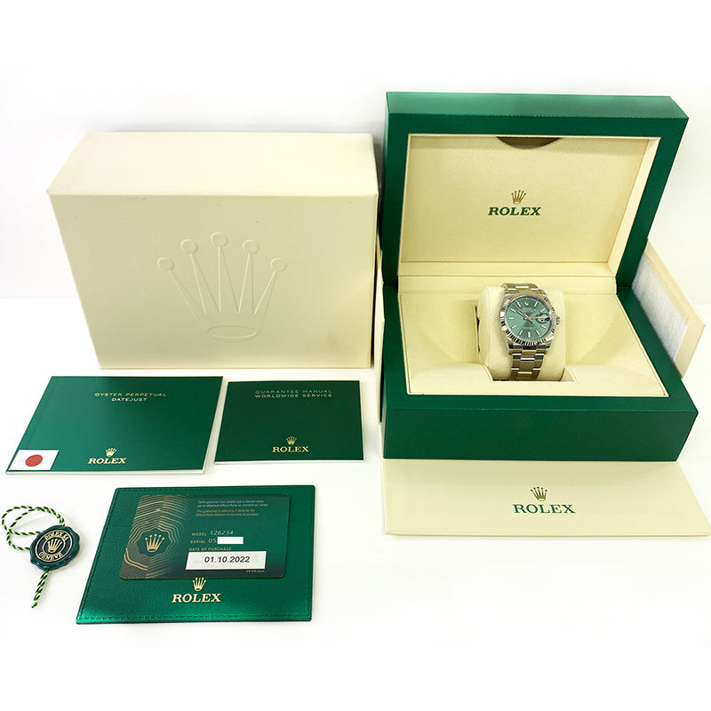 Rolex Detajust 126234 Green Dial
