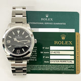 Rolex Explorer 214270 Black Dial