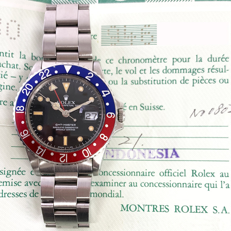 Rolex Gmt-Master 16750 Pepsi Dial