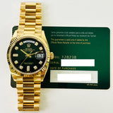 Rolex Day Date 128238 Green Diamond Dial