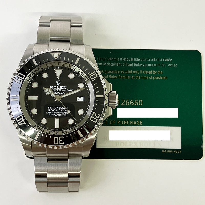 Rolex Deepsea 126660 Black Dial