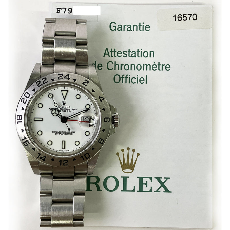 Rolex Explorer 16570 White Dial
