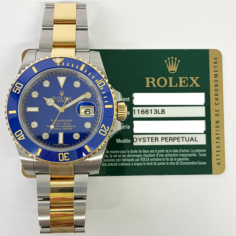 Rolex Submariner Date 116613LB Blue Dial