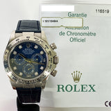 Rolex Cosmograph Daytona 116519 Blue Soladite Diamond Dial