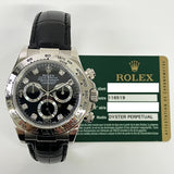 Rolex Cosmograph Daytona 116519 Black Diamond Dial