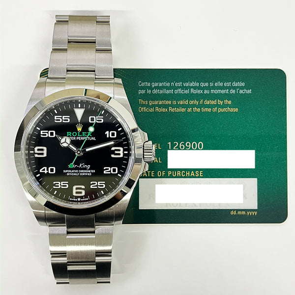 Rolex Air King 126900 Black Dial
