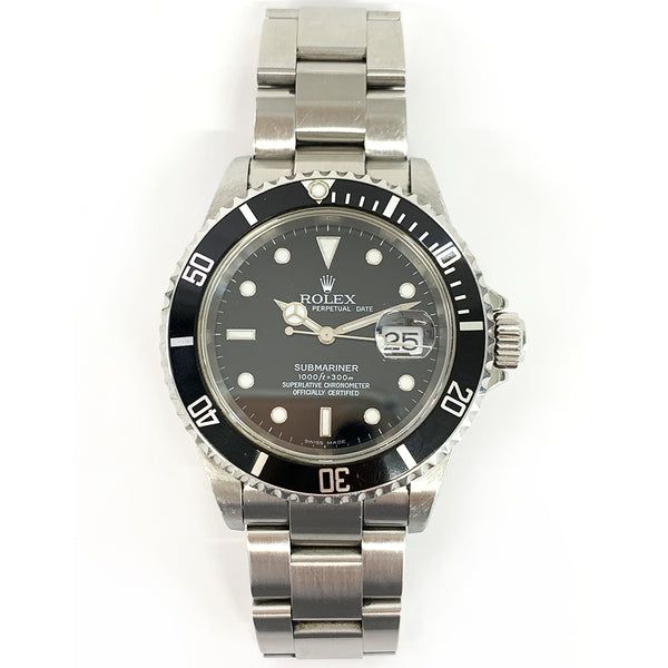 Rolex Submariner date 16610 Black Dial