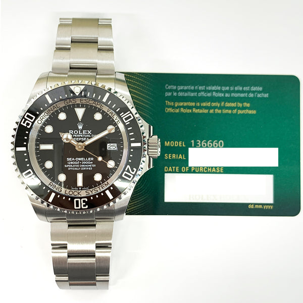Rolex Deepsea 136660 Black Dial