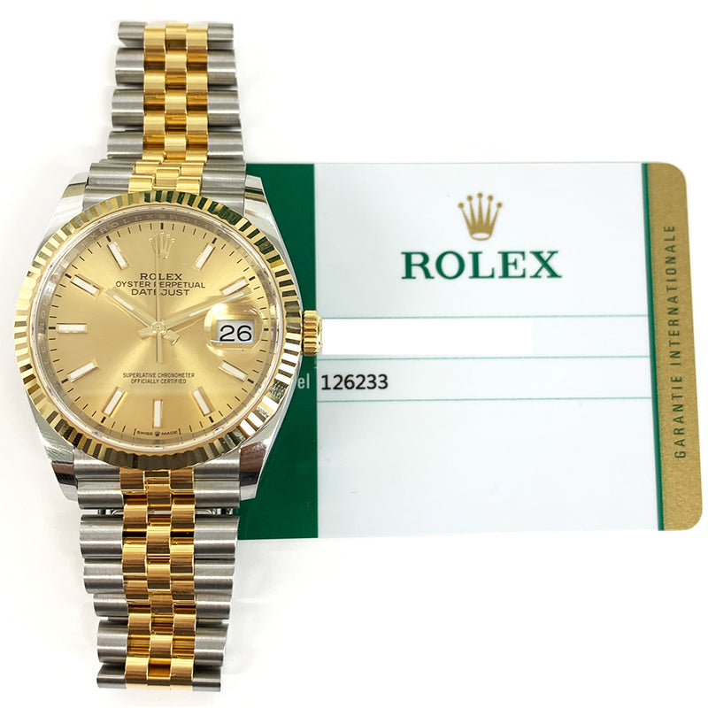 Rolex Datejust 126233 Champagne Dial