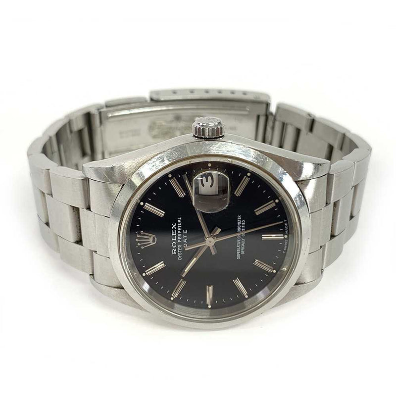 Rolex Date 16200 Black Dial