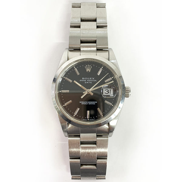 Rolex Date 16200 Black Dial