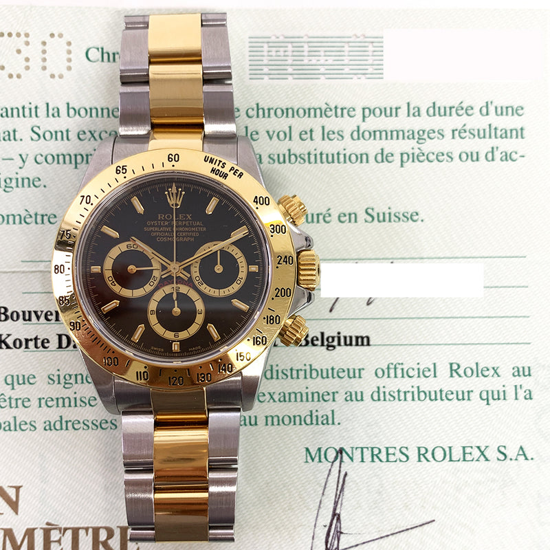 Rolex Cosmograph Daytona 16523 Black Dial