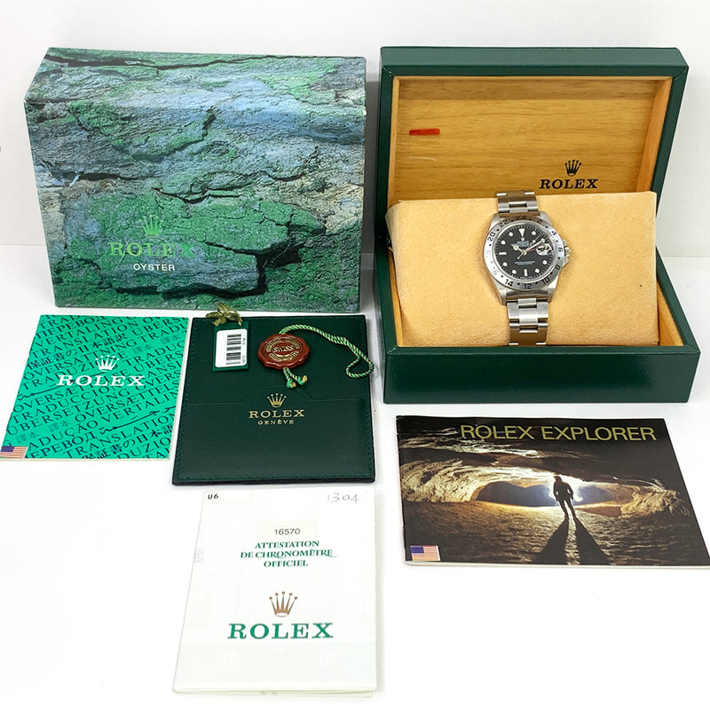 Rolex Explorer 16570 Black Dial