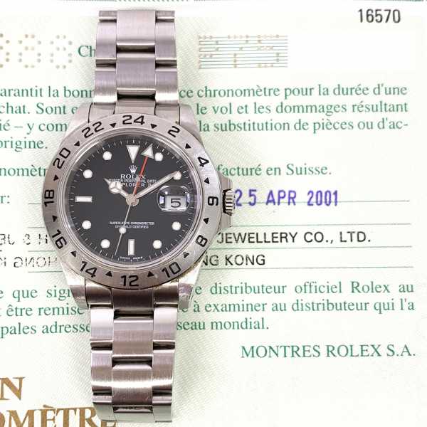 Rolex Explorer 16570 Black Dial