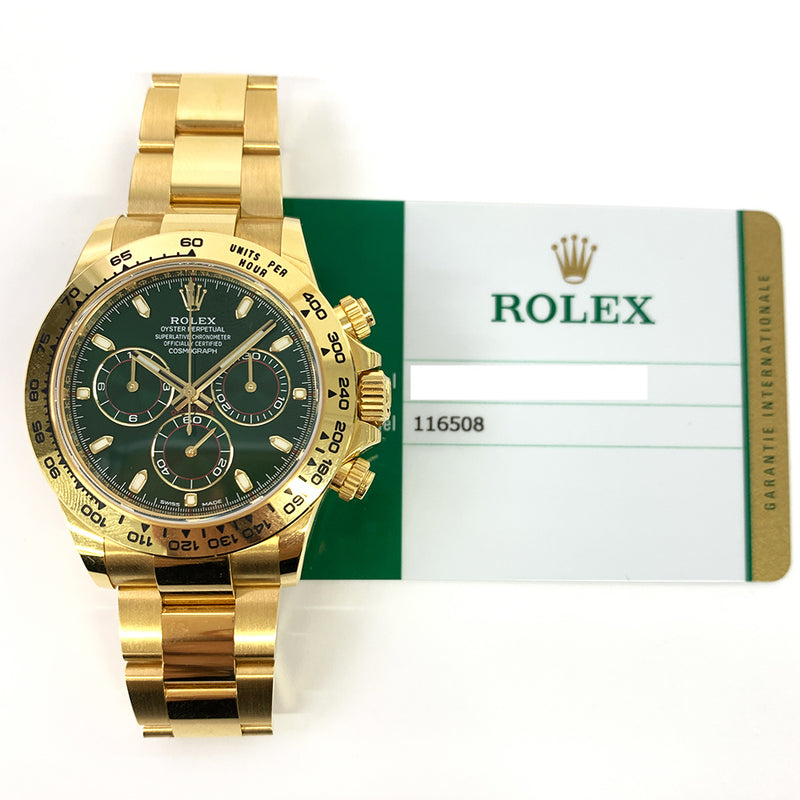 Rolex Cosmograph Daytona 116508 Green Dial