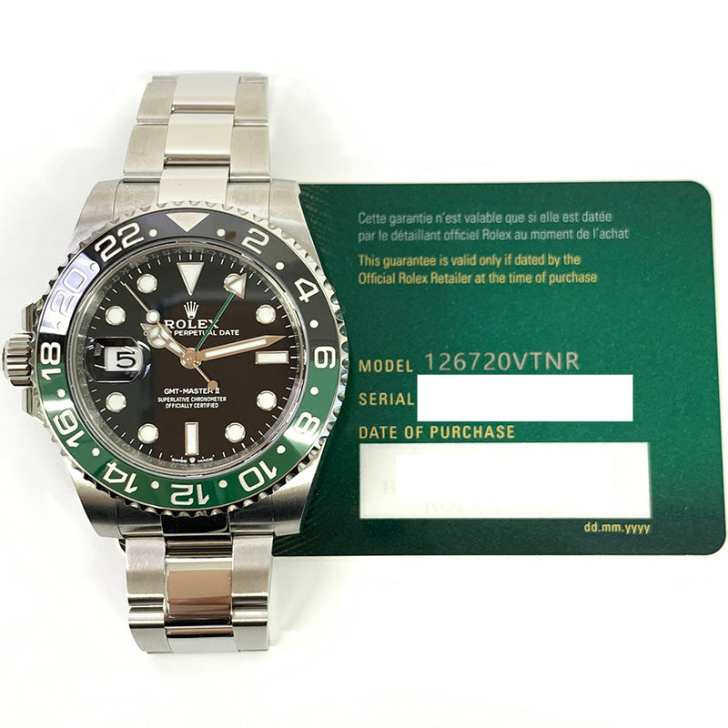 Rolex Gmt-Master 126720VTNR Sprite Dial