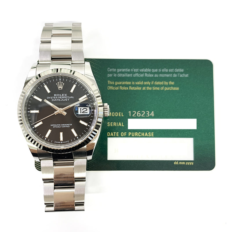 Rolex Datejust 126234 Black Dial