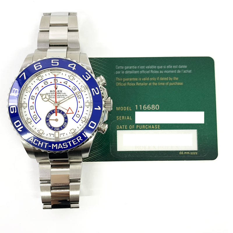 Rolex Yacht-Master 116680 White Dial