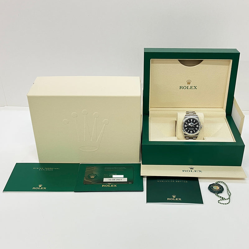 Rolex Explorer 124270 Black Dial