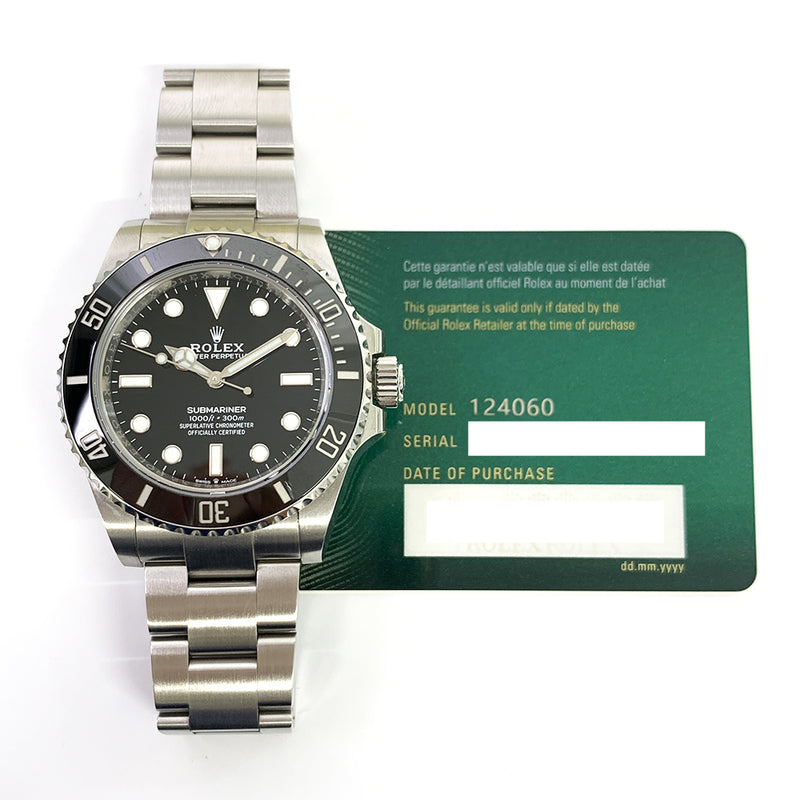 Rolex Submariner 124060 Black Dial