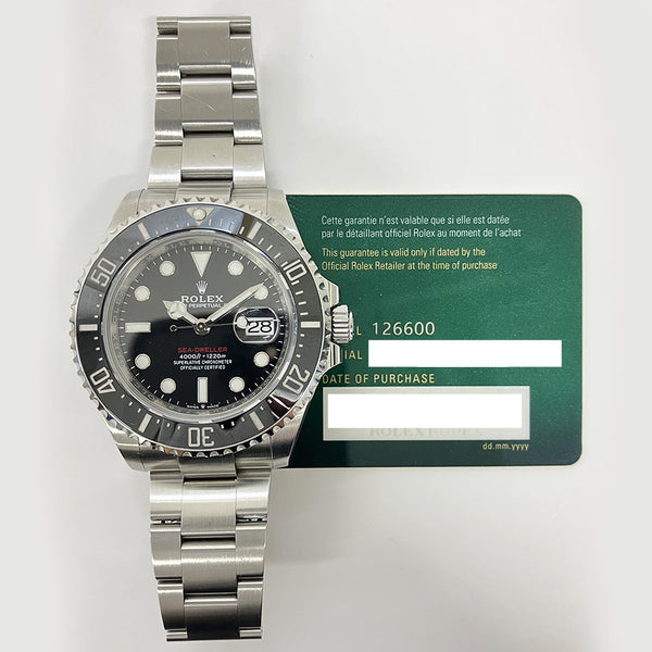 Rolex Sea-Dweller 126600 Black Dial