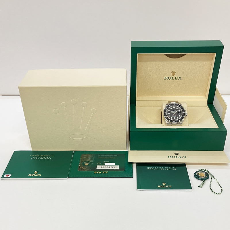 Rolex Sea-Dweller 126600 Black Dial box