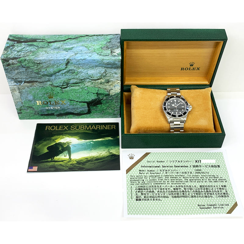 Rolex Submariner 14060 Black Dial