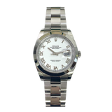 Rolex Datejust 126300 White Roman Dial