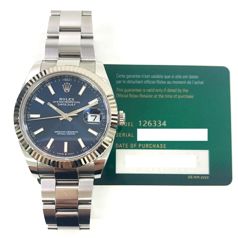 Rolex Datejust 126334 Blue Dial