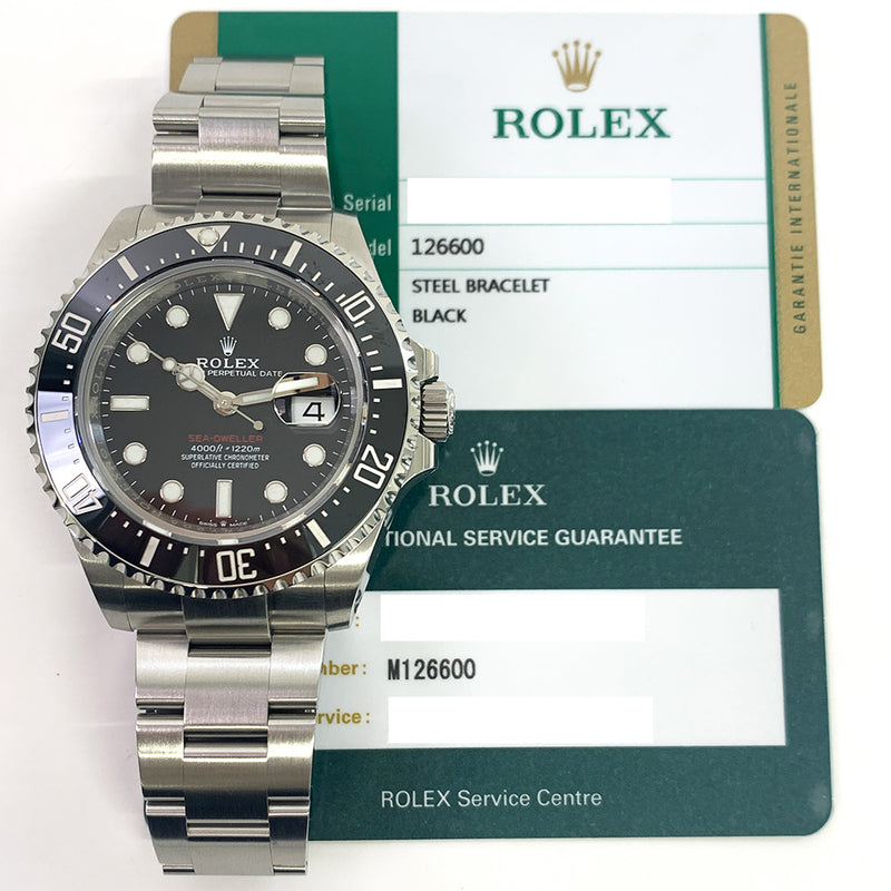 Rolex Sea-Dweller 126600 Black Dial