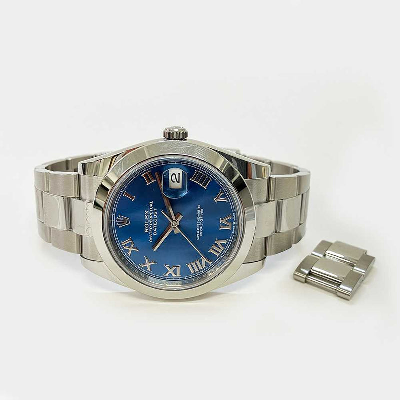 Rolex Datejust 126300 Blue Roman Dial