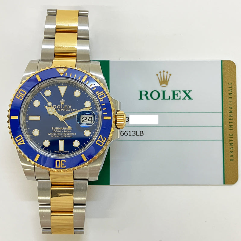 Rolex Submariner Date 116613LB Blue Dial