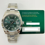 Rolex Datejust 126300 Green Dial